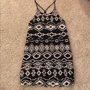 Black and white dress